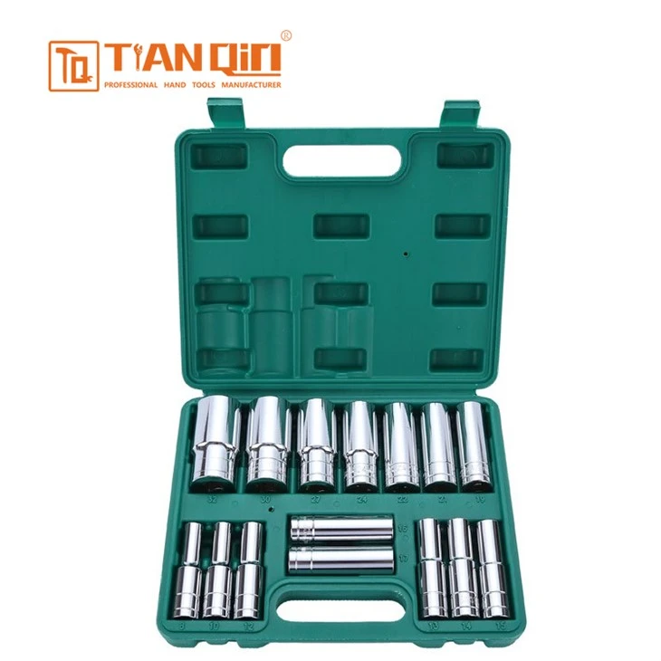 73007: 15PCS Chrome Plated Long 1/2 73007: 15PCS Chrome Plated Long 1/2